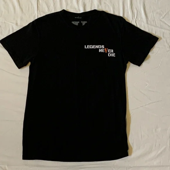 Legends Never Die Vlone Logo T Shirt VLONE Shirts Vlone Juice Wrld